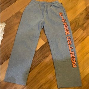 Pitzer College sweatpants